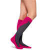 Jobst Sport Knee High Socks Pink and Grey- 15-20 mmHg