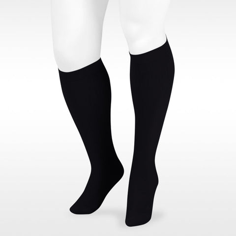 Juzo 3522 Dynamic Cotton Knee High Socks - 30-40 mmHg Navy