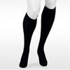 Juzo Assist 3611 Closed Toe Knee Highs  w/Silicone Band - 20-30 mmHg Black