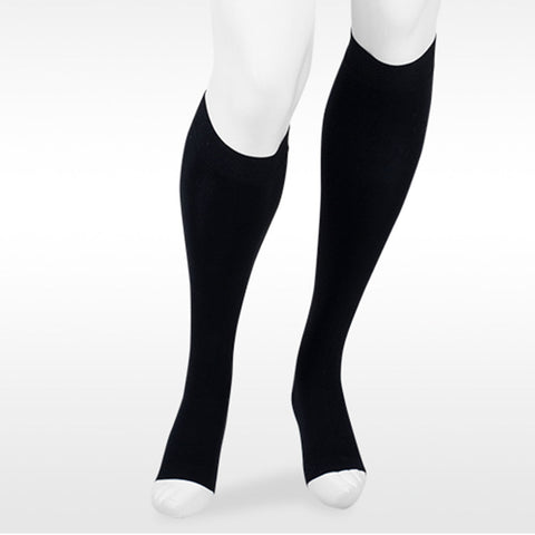 Juzo Assist 3612 Open Toe Knee Highs w/Silicone Band - 30-40 mmHg Beige