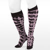 Juzo Soft 2000 Tie Dye Black Closed Toe Knee Highs - 15-20 mmHg Black/Pink