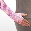 Juzo Soft 2000 Print Classic Gauntlet - 15-20 mmHg Left Marble Purple