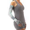 Juzo Soft 2000 Print Teal Starburst Armsleeve - 15-20 mmHg