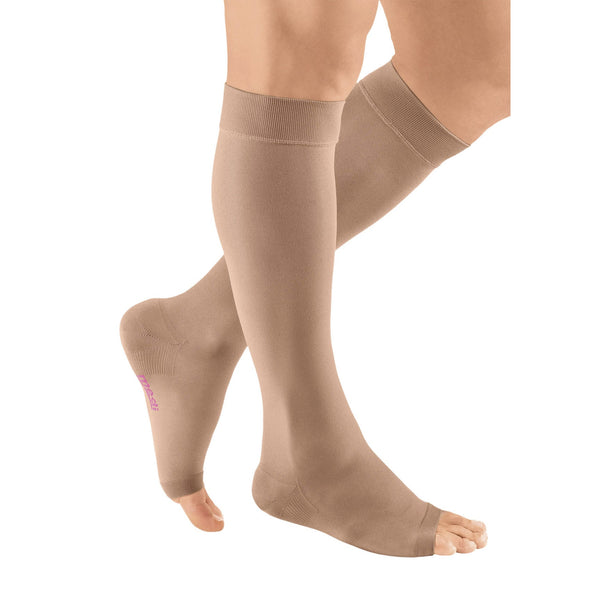 Medi Plus Open Toe Knee Highs - 40-50 mmHg