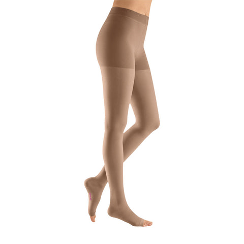 Medi Plus Open Toe Pantyhose - 30-40 mmHg