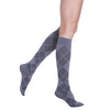 Sigvaris Compression Socks for Women Graphite Argyle