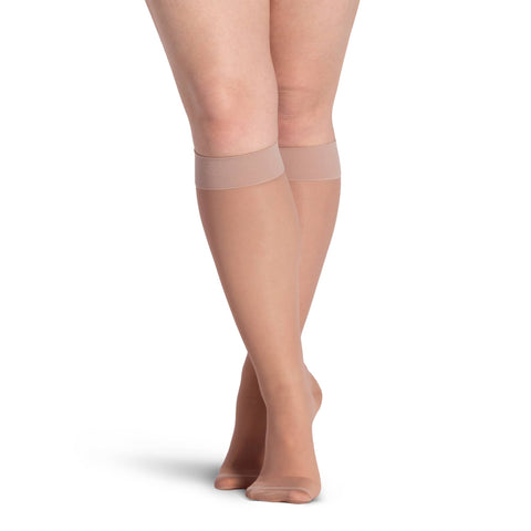 Sigvaris Women's Soft Sheer Trouser Knee Highs - 8-15 mmHg