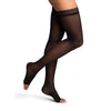 Sigvaris Dynaven 981 Women's Sheer Open Toe Thigh Highs w/Grip Top - 15-20 mmHg