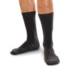 SmartKnit Seamless Diabetic Crew Socks w/X-Static Silver Fibers Black