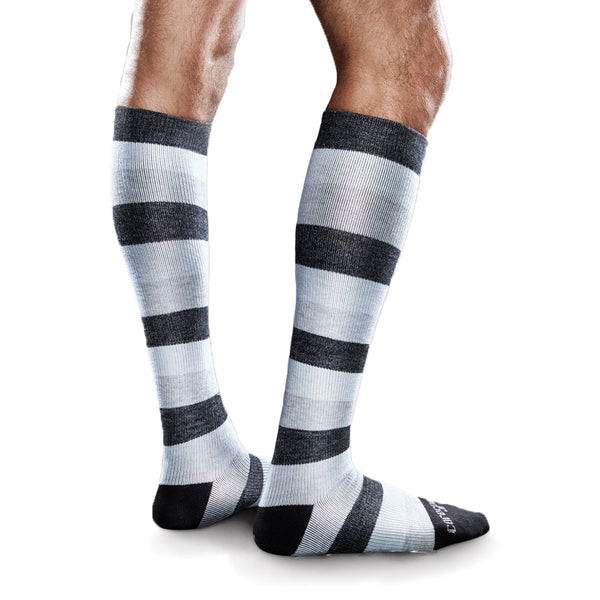 Therafirm Core-Spun Mild Support Patterned Socks - 15-20 mmHg