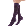 Medi Duomed Freedom Patterned Closed Toe Knee High Socks - 20-30 mmHg - Purple