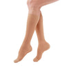 Medi Duomed Transparent Sheer Closed Toe Knee Highs - 15-20 mmHg - Nude