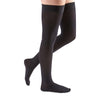 Medi Comfort Closed Toe Thigh Highs w/Silicone Dot Band - 20-30 mmHg -Ebony