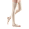 Medi Comfort Open Toe Thigh Highs w/ Lace Band - 30-40 mmHg - Wheat
