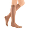 Medi Sheer & Soft Closed Toe Knee Highs- 15-20 mmHg - Wheat